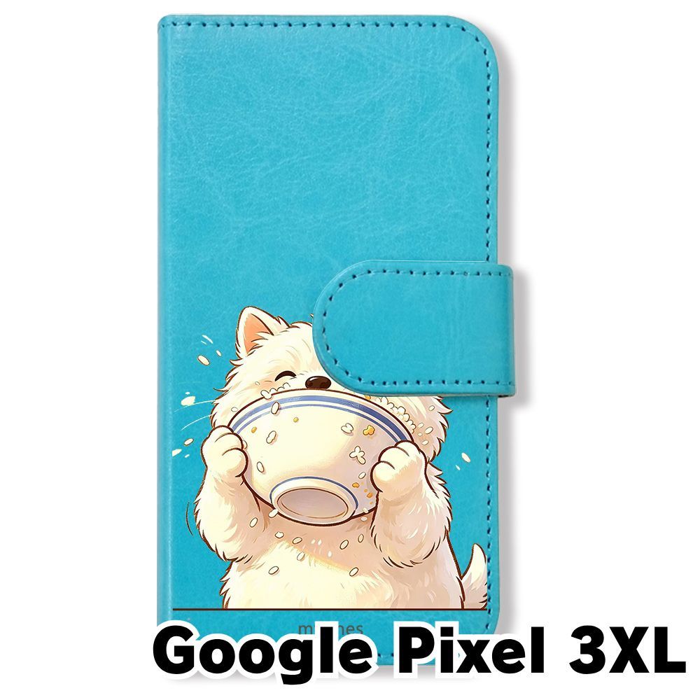 新品未使用】 Google Pixel3 XL 手帳型スマホ ケース (色：ブルー