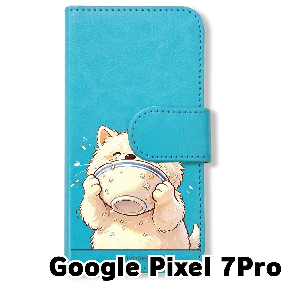 新品未使用】 GOOGLE PIXEL 7 PRO 手帳型スマホ ケース (色：ブルー