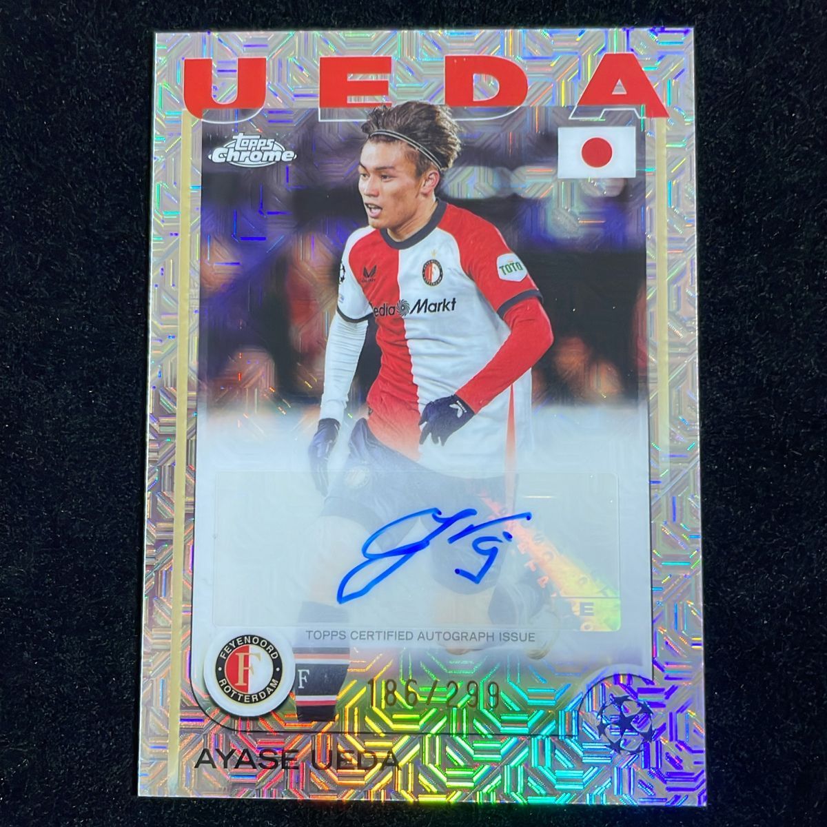 上田綺世 Ayase Ueda Topps Chrome UCC Japan Edition 2024-25 /299 