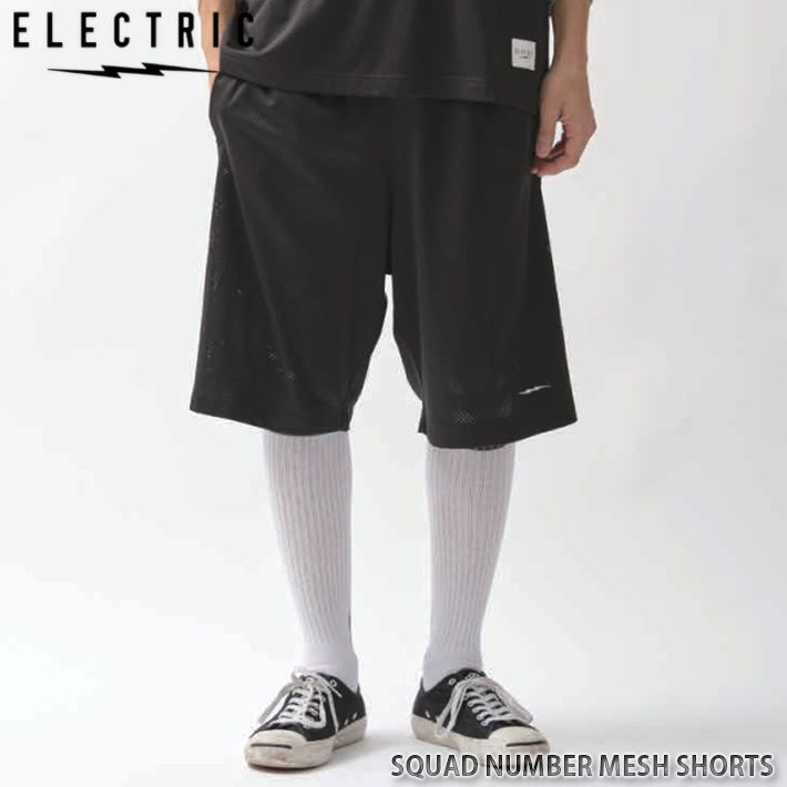 ELECTRIC エレクトリック SQUAD NUMBER MESH SHORTS E26SP05 スクアッドナンバー メッシュショーツ