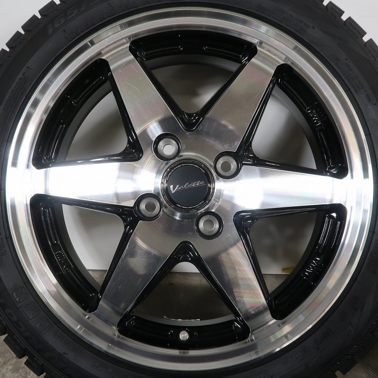 軽自動車に 4本 Valette 15インチ スタッドレス ピレリ アイス 