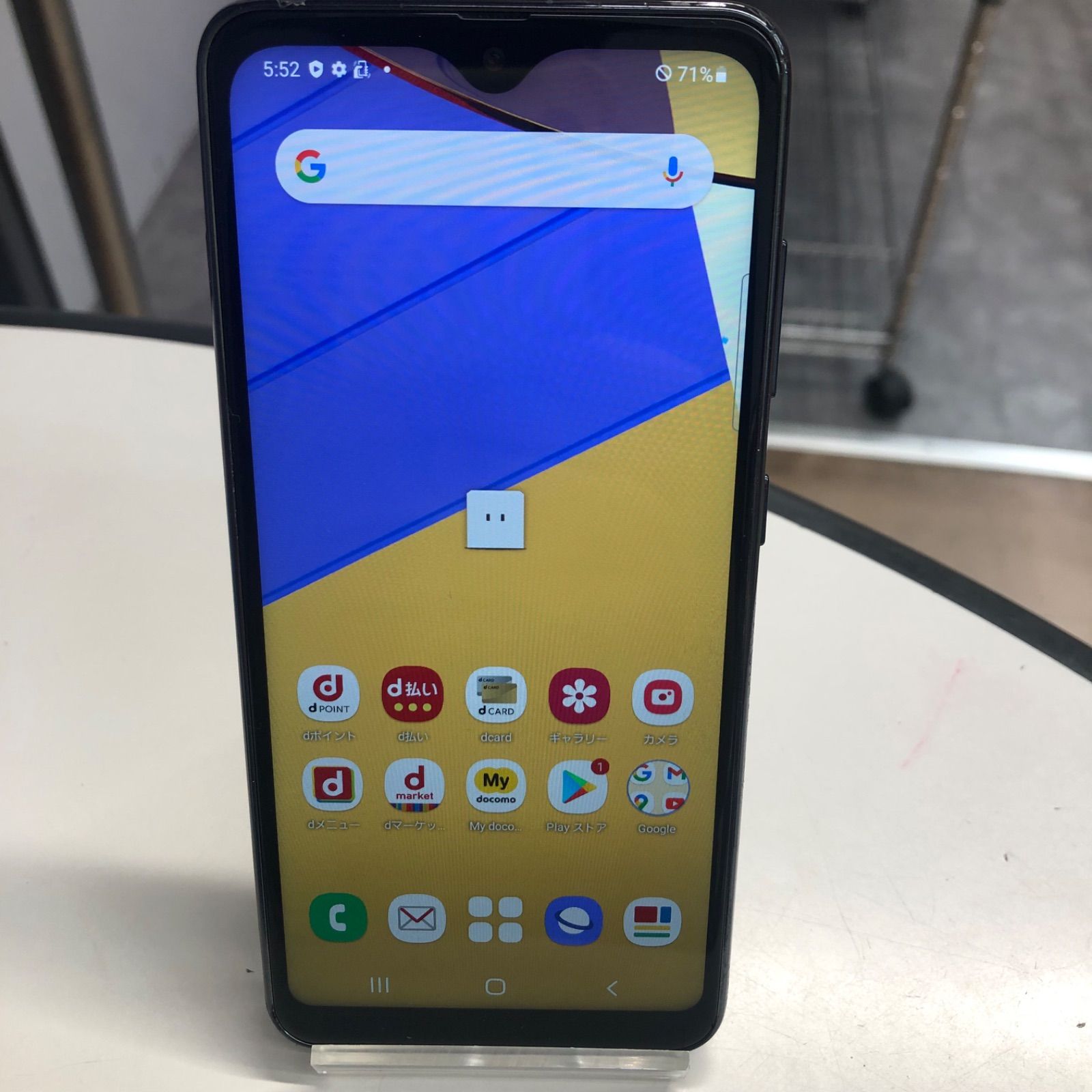 訳あり品】Galaxy A21 SIMFREE 64GB SC-42A ブラック【保証なし