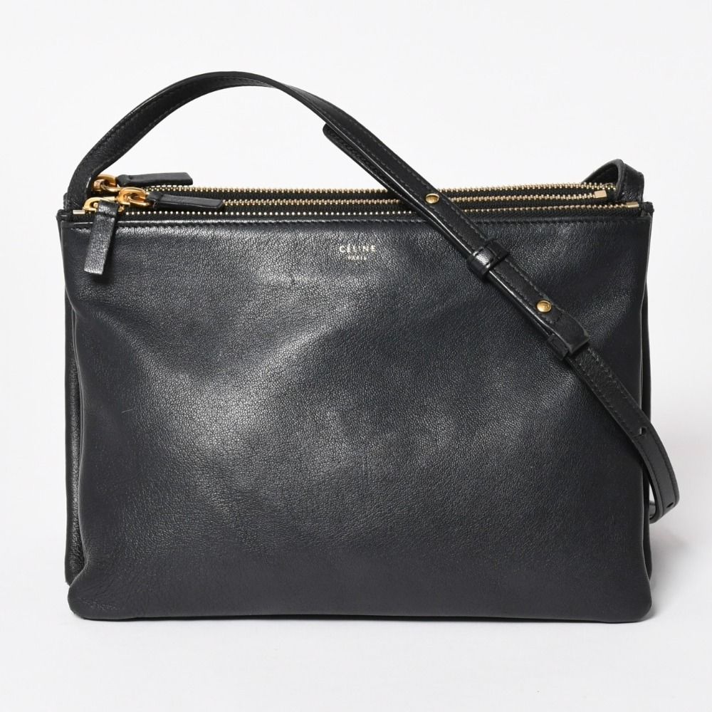 極美品 CELINE セリーヌ トリオ ショルダーバッグ クラッチバッグ