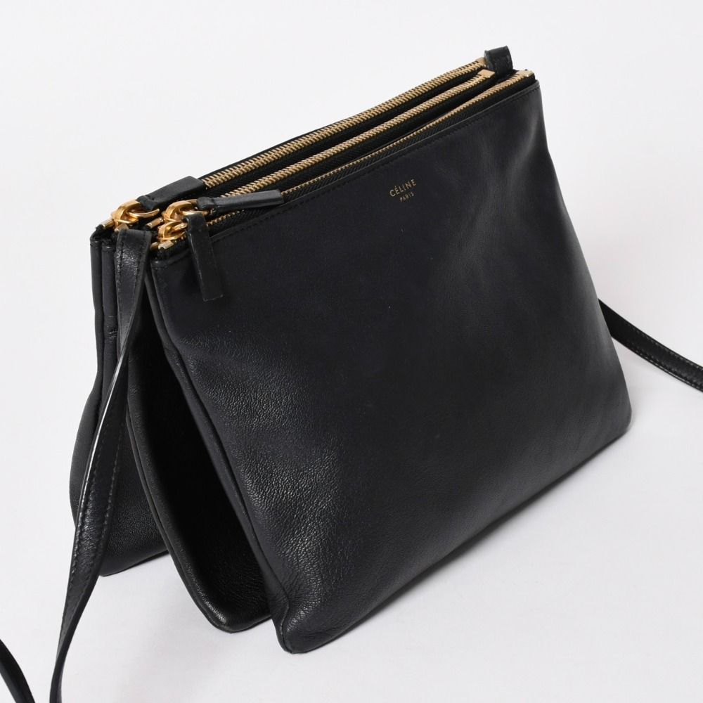 極美品 CELINE セリーヌ トリオ ショルダーバッグ クラッチバッグ