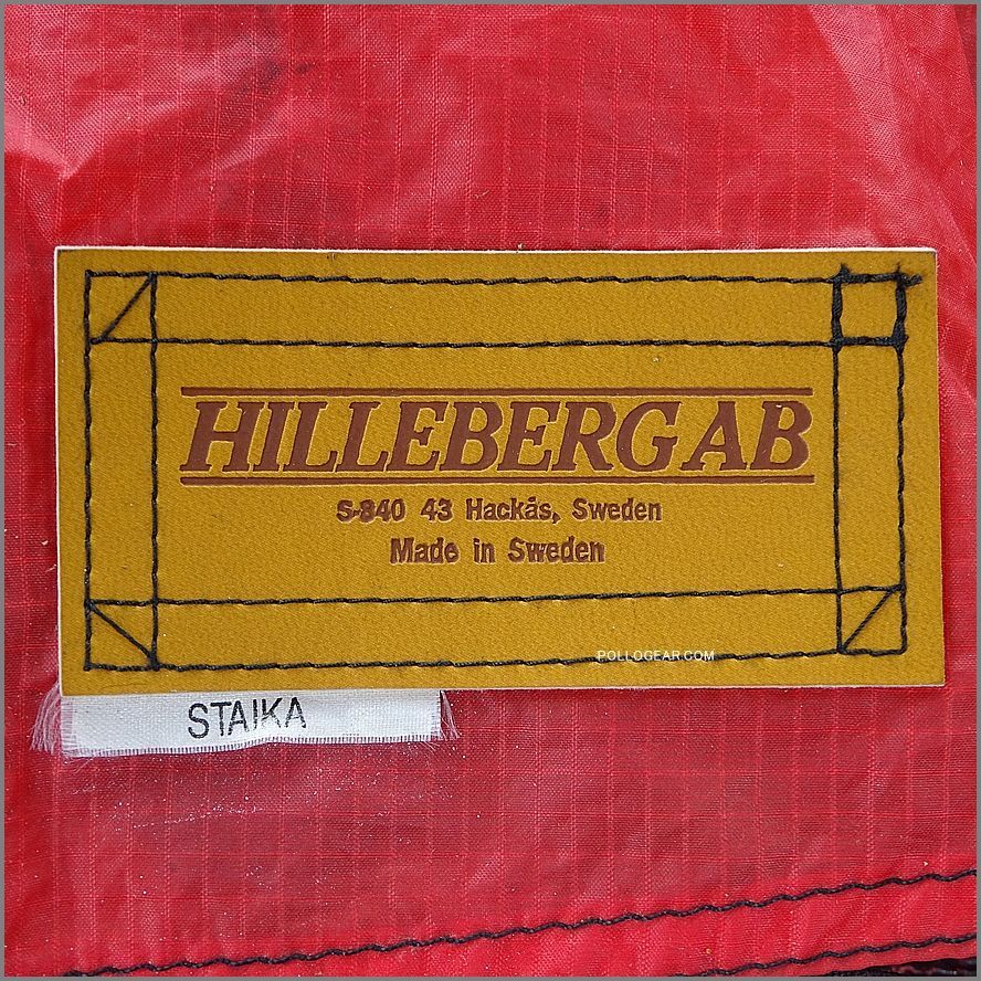 1994年 Hilleberg AB STAIKA 革タグ フルスリーブ スタイカ 赤 VINTAGE