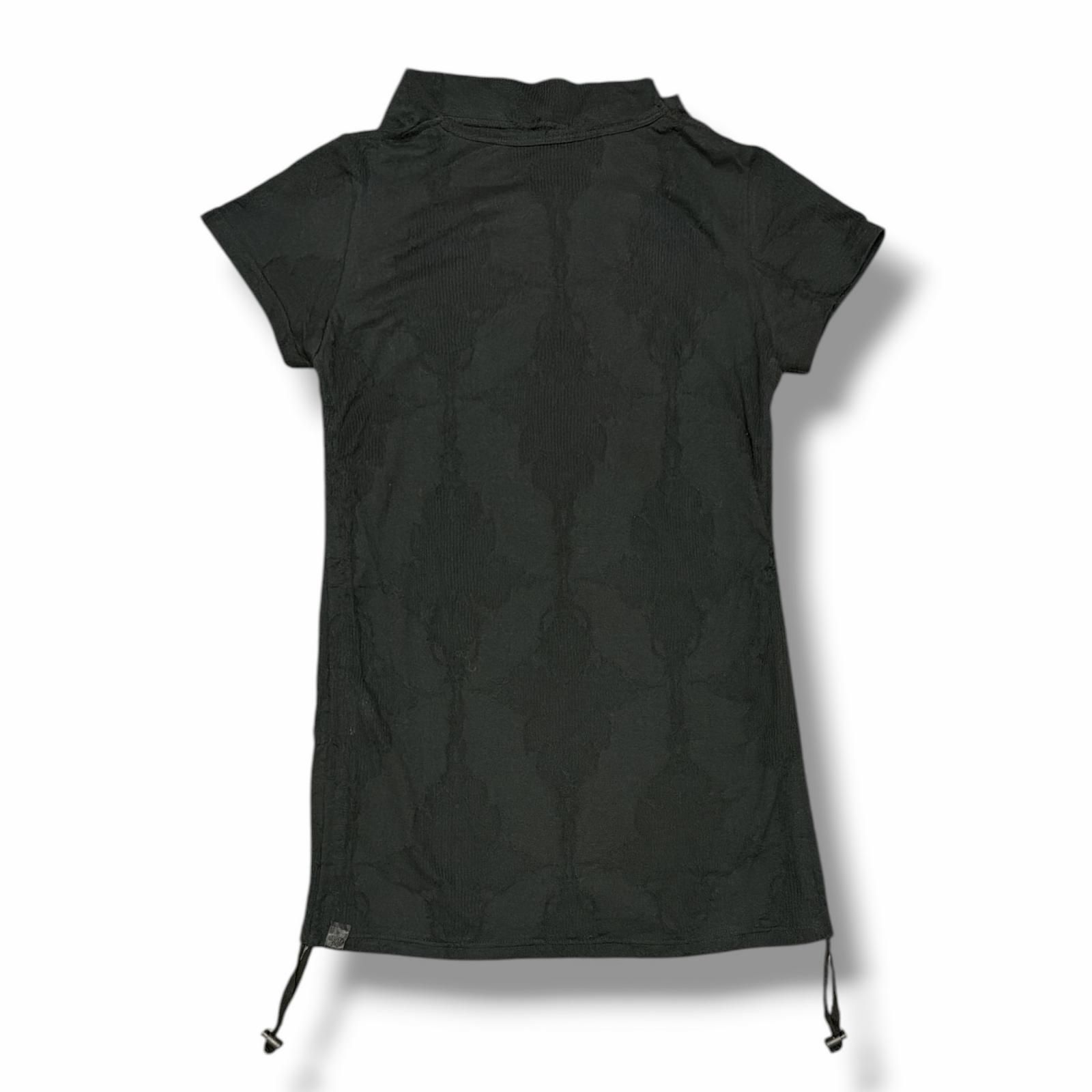参考上代15120円 kiryuyrik Lacy JQD Drape Neck Shirring T レイシー 