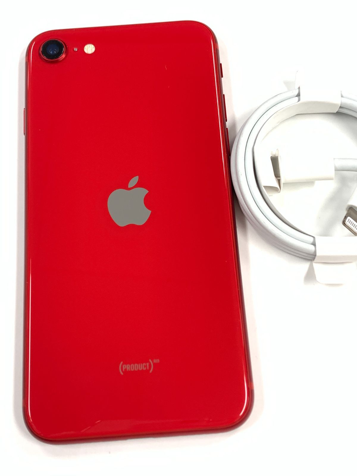 新品同様 電池100%SIMフリーiPhone SE(第2世代) 128GB レッド - メルカリ