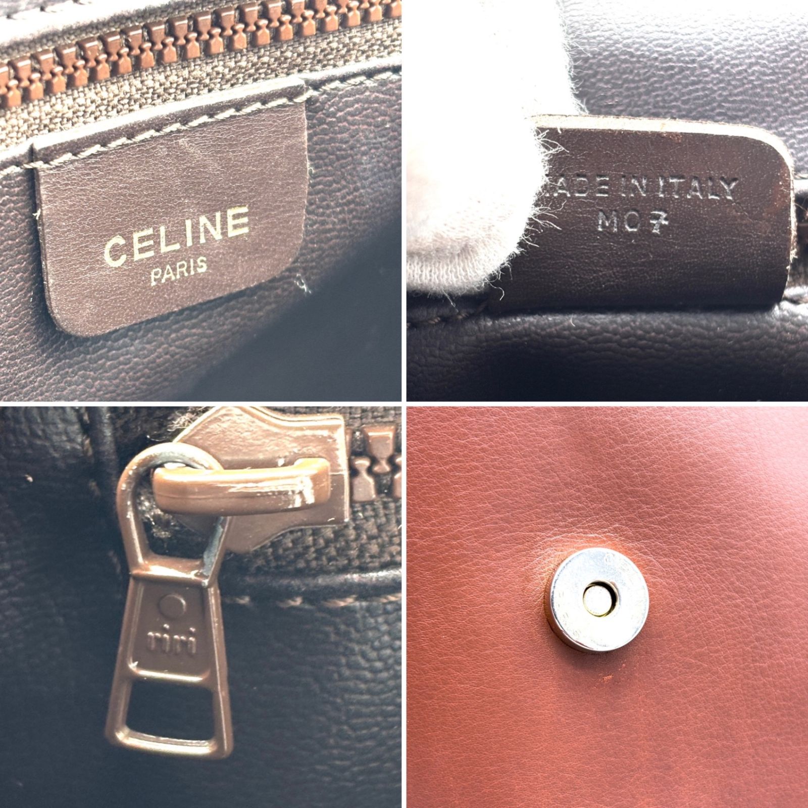 美品 セリーヌ CELINE トリオンフ ショルダーバッグ ポシェット 