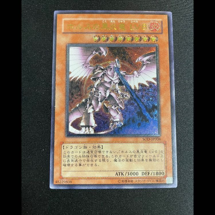 ホルスの黒炎竜LV8 レリーフ SOD-JP008 1枚 - メルカリ