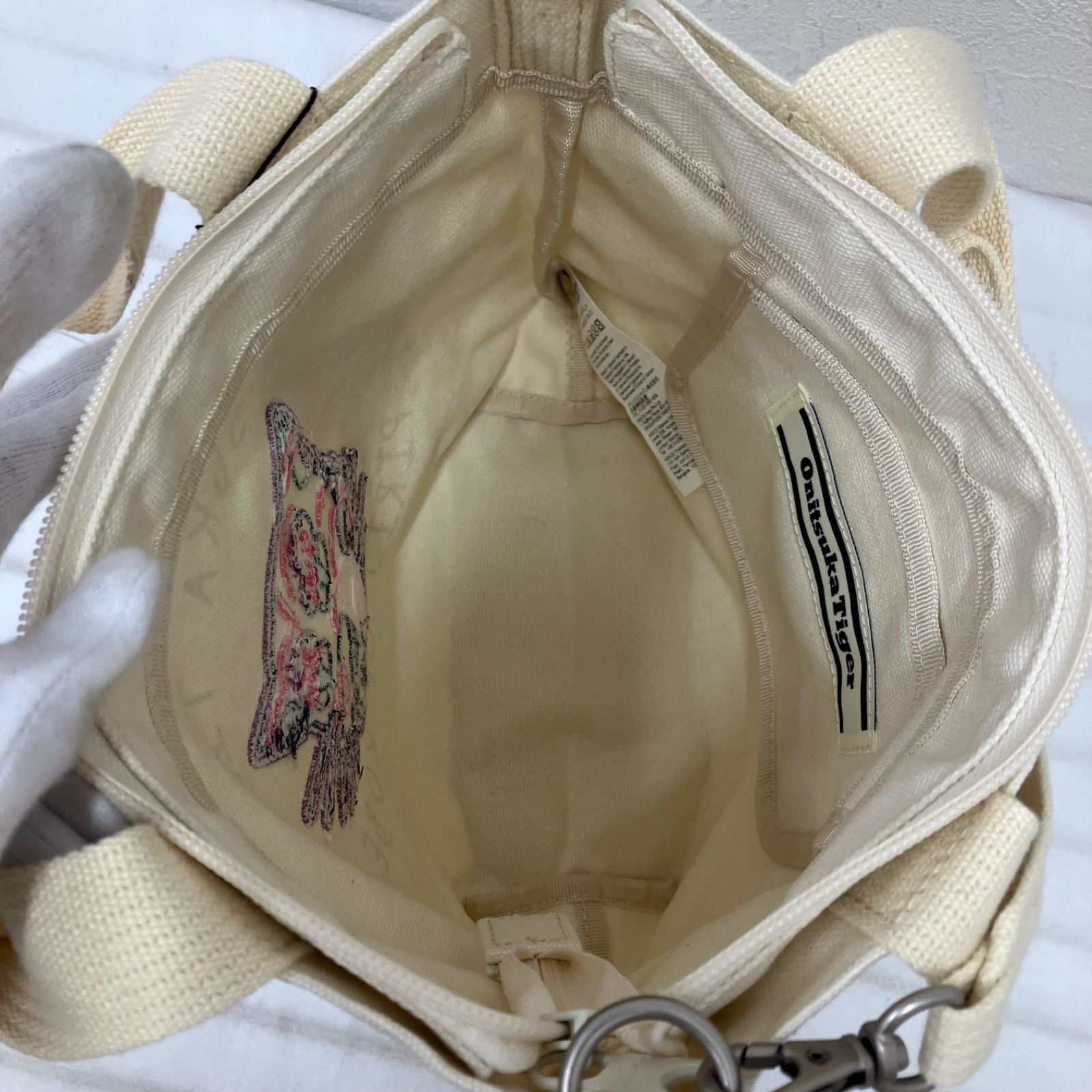 4084 ONITSUKA TIGER オニツカタイガー タグ付き 美品 SMALL CANVAS 
