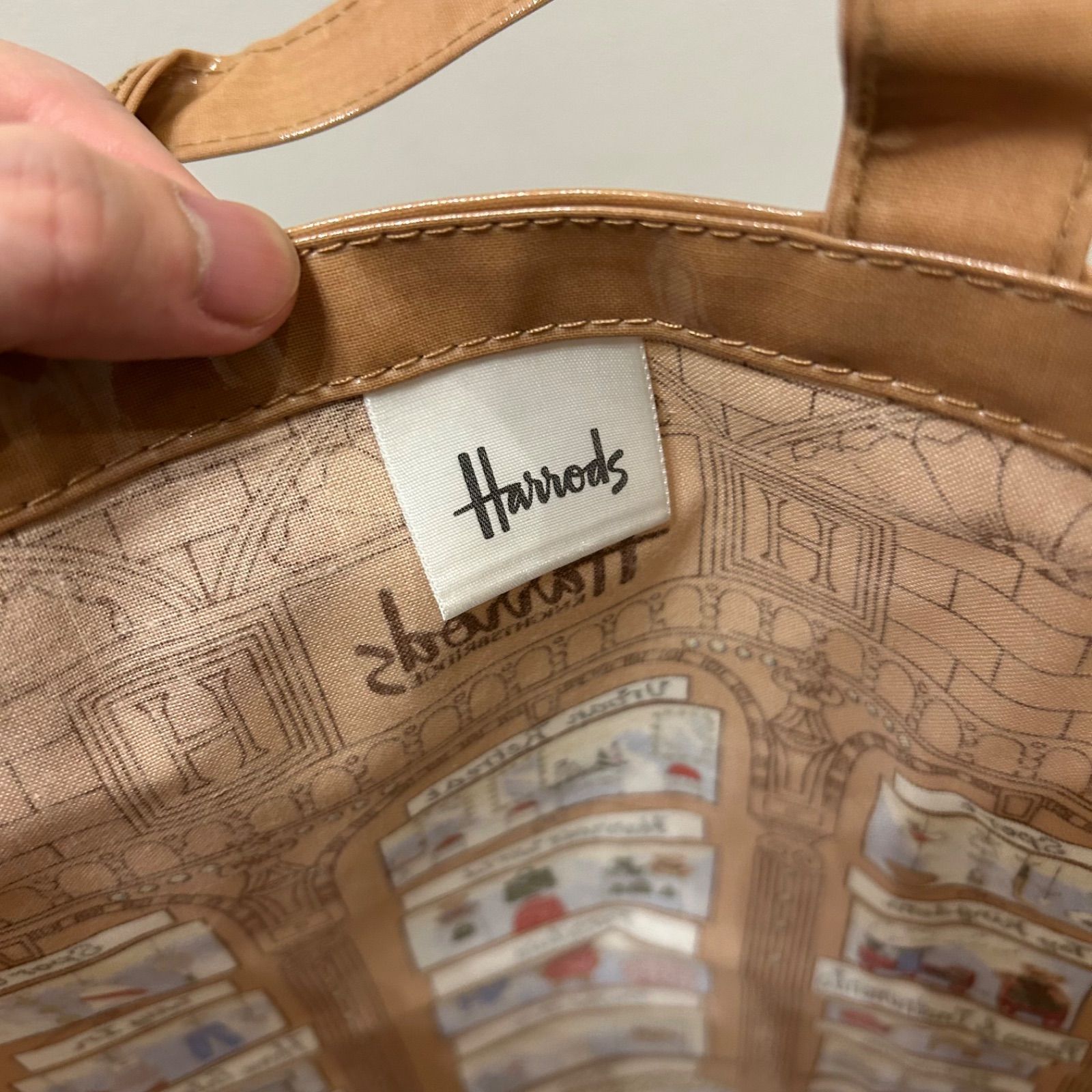 Harrods ハロッズ レディース トートバッグ ハンドバッグ ビニール 