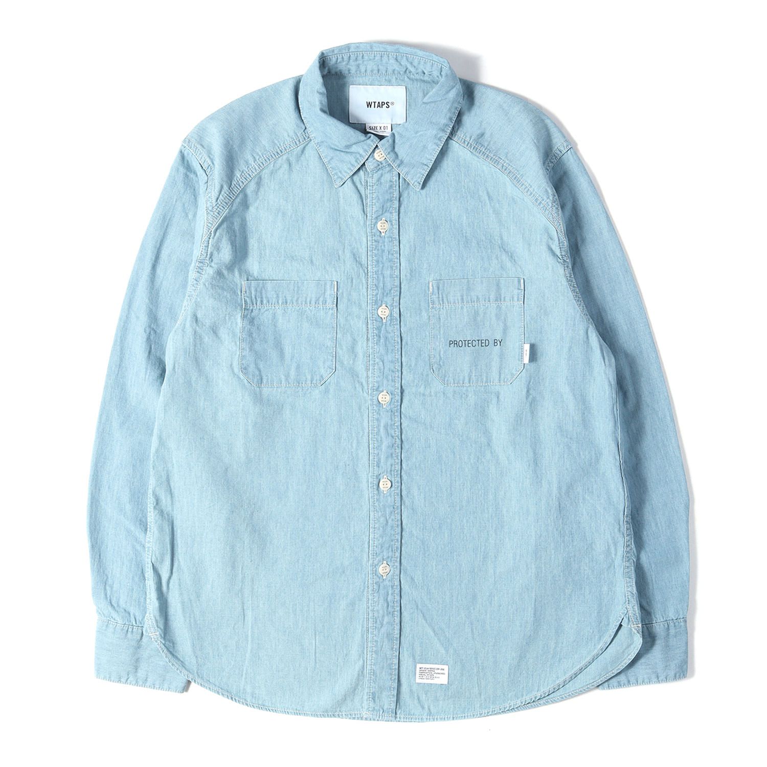 新品同様】WTAPS ダブルタップス シャツ インディゴ サイズ:S | 26SS