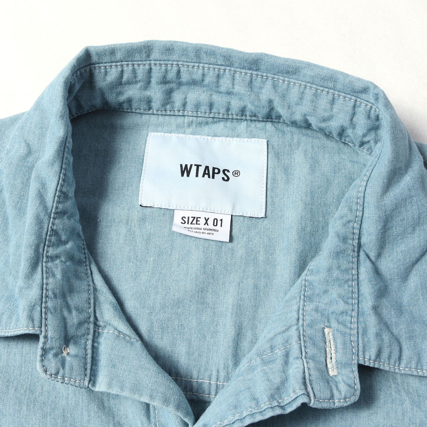 新品同様】WTAPS ダブルタップス シャツ インディゴ サイズ:S | 26SS