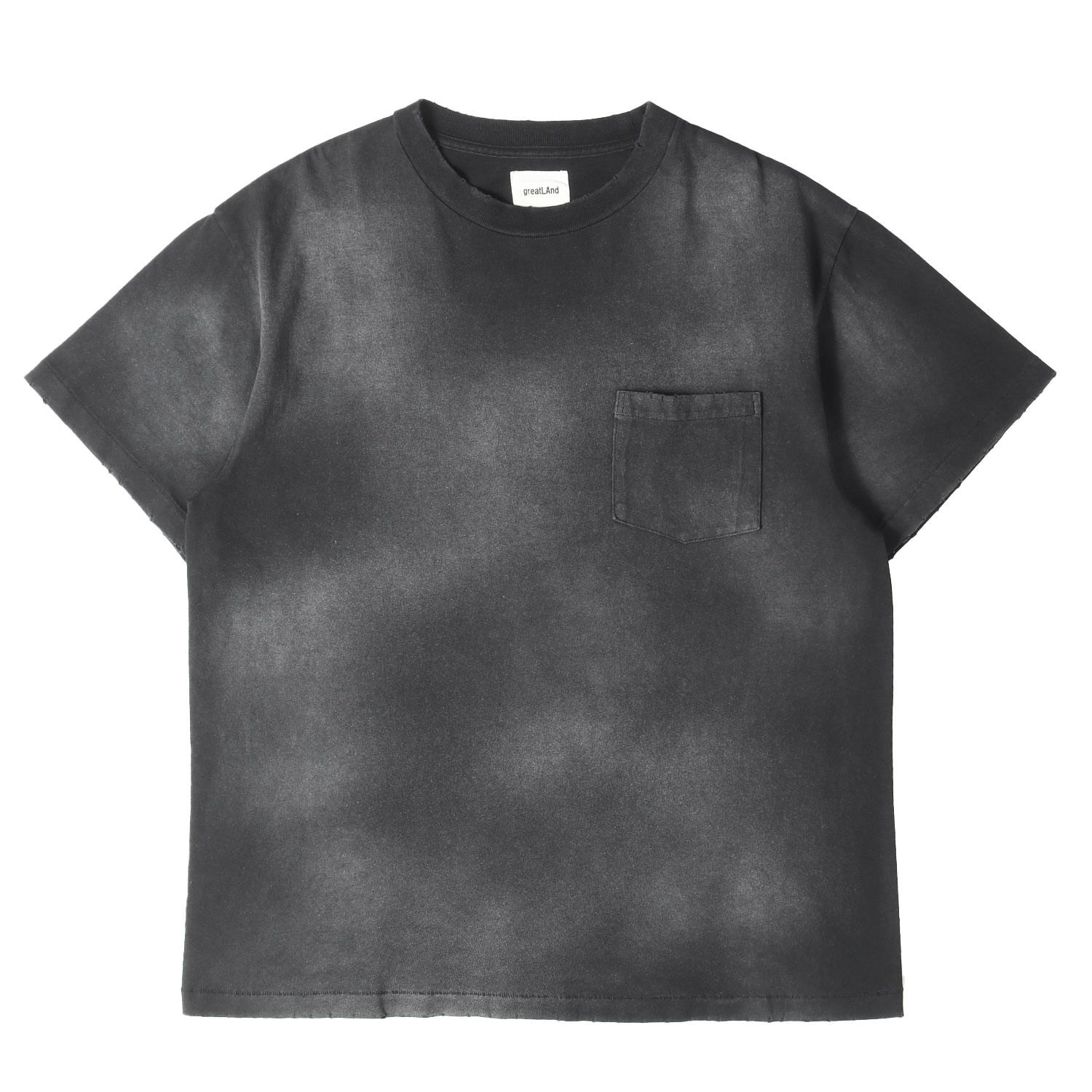 美品】greatLAnd グレートランド Tシャツ ブラック 黒 サイズ:記載なし