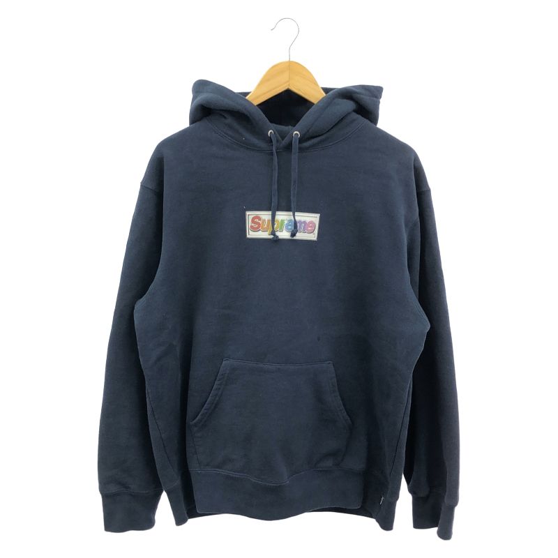 【中古】Supreme Bling Box Logo Hooded Sweatshirt サイズM ネイビー シュプリーム[19][240019530951] 中古】Supreme Bling Box Logo Hooded Sweatshirt サイズM ネイビー