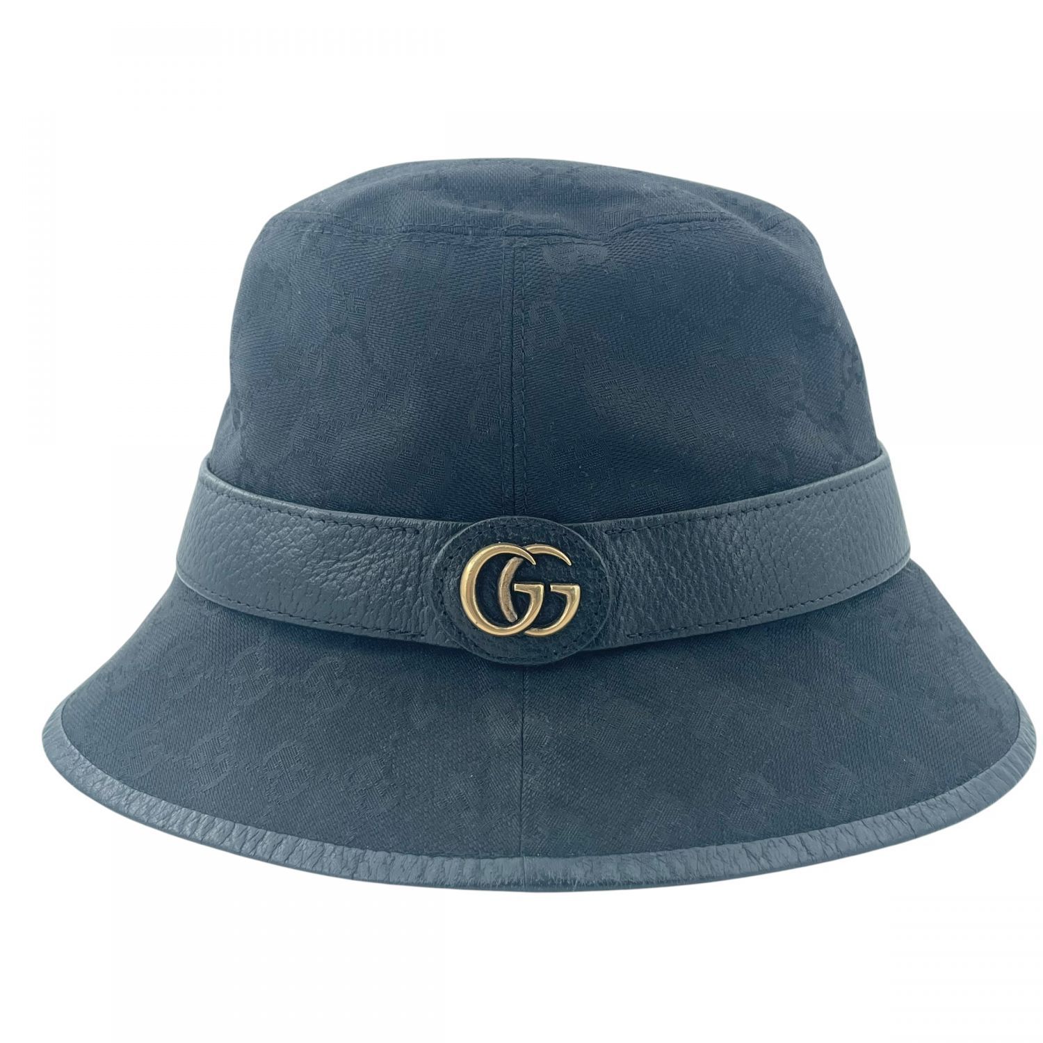 中古】 GUCCI グッチ GGキャンバス 576587 バケットハット サイズL