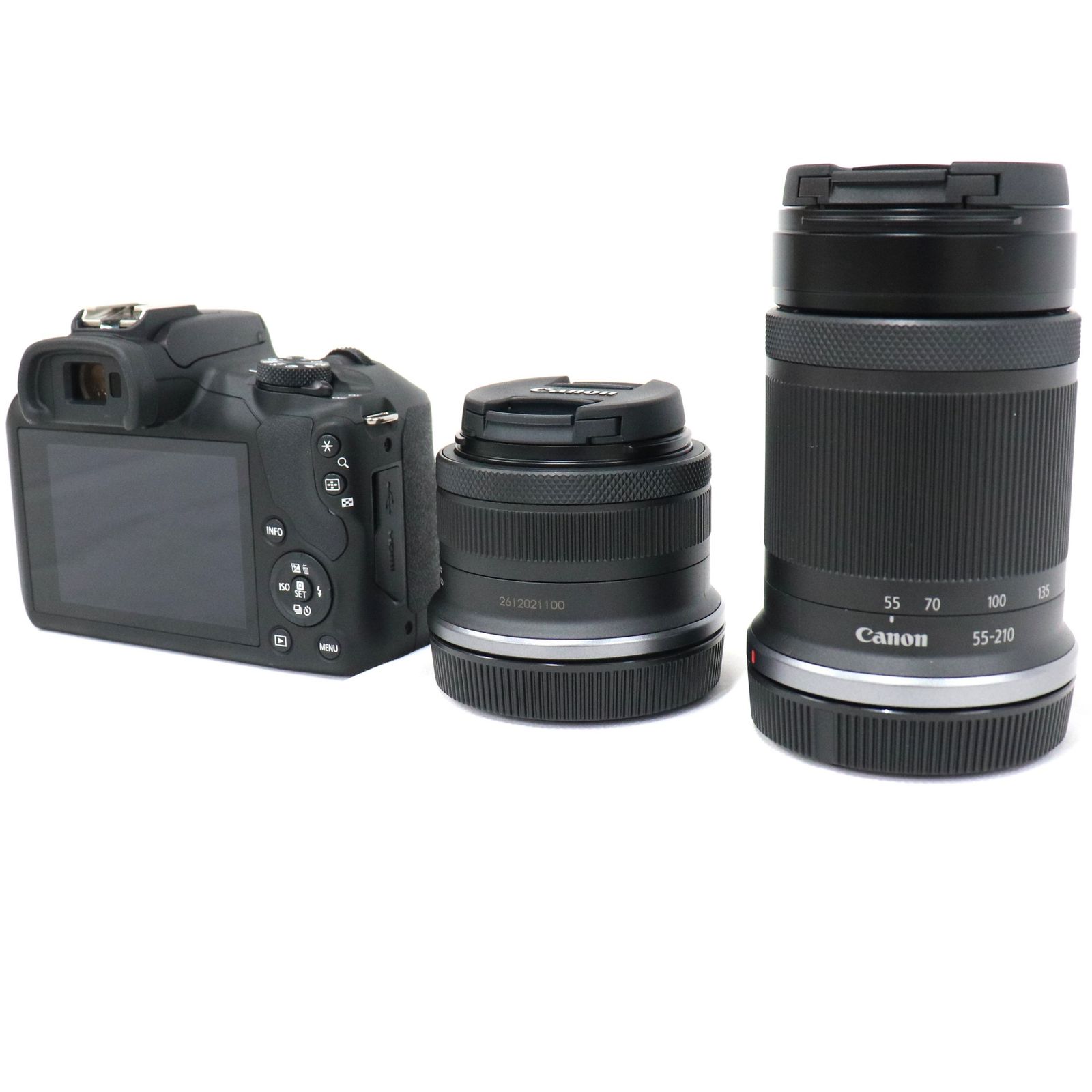 Canon ミラーレスカメラ EOS R100 ダブルズームキット eos-r100-body