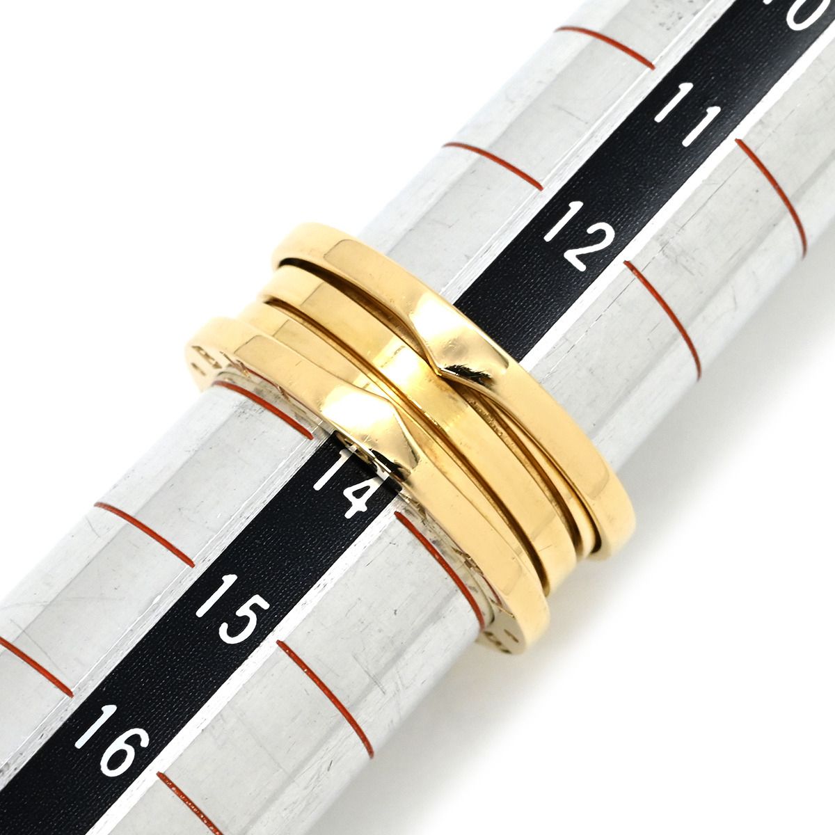 ブルガリ BVLGARI リング 指輪 ビーゼロワン B-zero1 2バンドリング 