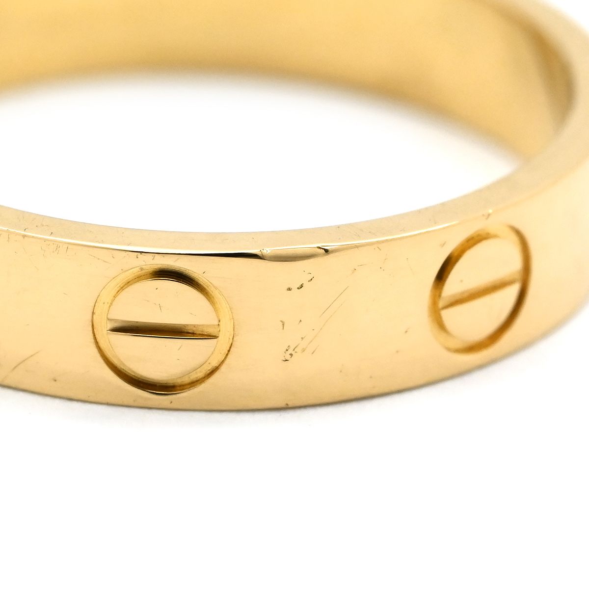 カルティエ Cartier リング 指輪 ミニラブリング イエローゴールド #50 