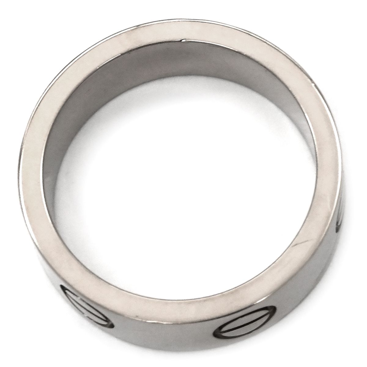カルティエ Cartier リング 指輪 ラブリング ホワイトゴールド #50 