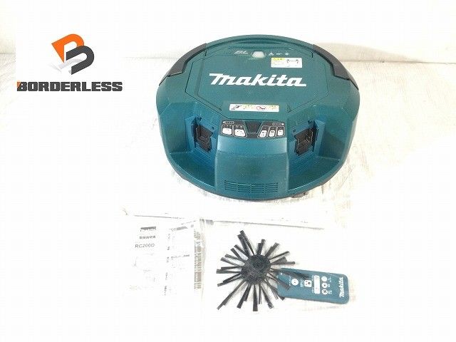 ☆美品☆makita マキタ 18V 充電式ロボットクリーナー RC200DZ 本体のみ 業務用クリーナー ルンバ 掃除129483
