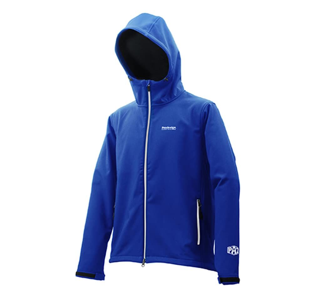 新品 パズデザイン SJK-022 WフリースパーカII ブルー 3L