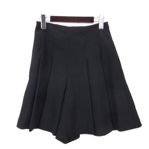 フォクシー FOXEY Lady Culotte キュロット パンツ ウール 38 ブラック 37639