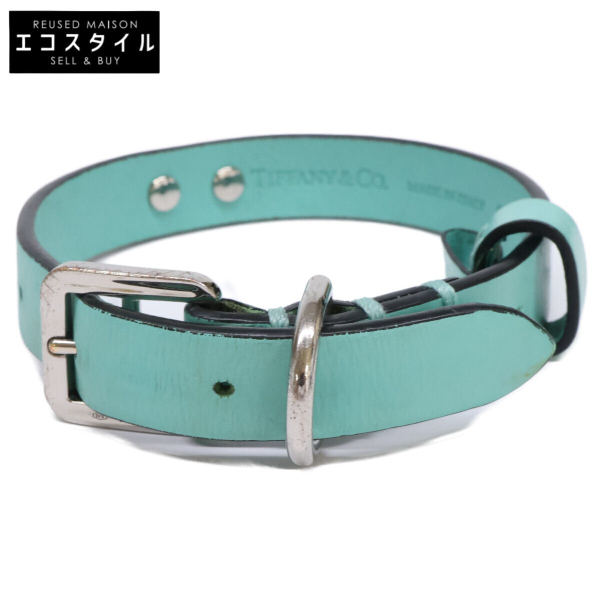 TIFFANY&Co.　ティファニー　リターントゥ レザー ペットカラー 首輪　S