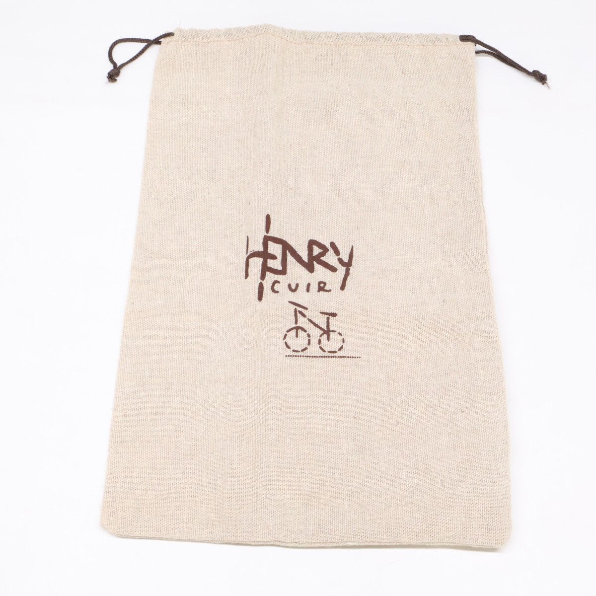 HENRY CUIR アンリークイール DOREMI CROSS 自転車刺繍 ラウンドジップ