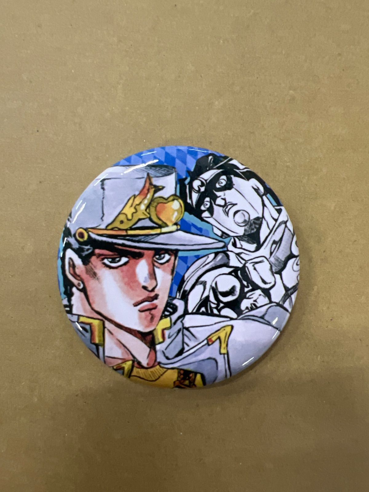 ジョジョの奇妙な冒険 缶バッジ 空条承太郎① ジョジョの奇妙な冒険