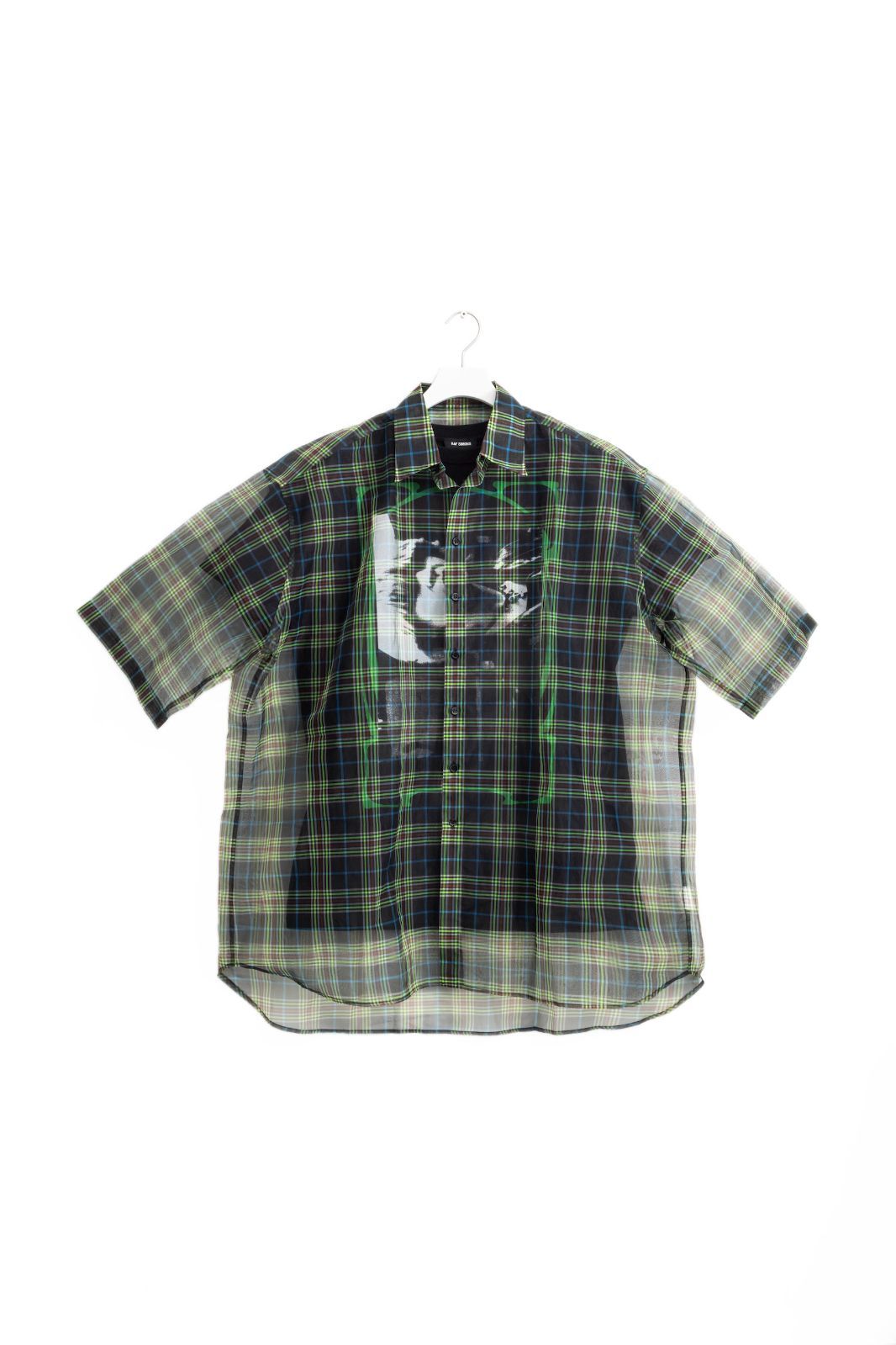 RAF SIMONS Layered Semi-Sheet Shirt with T-shirt 2019SS