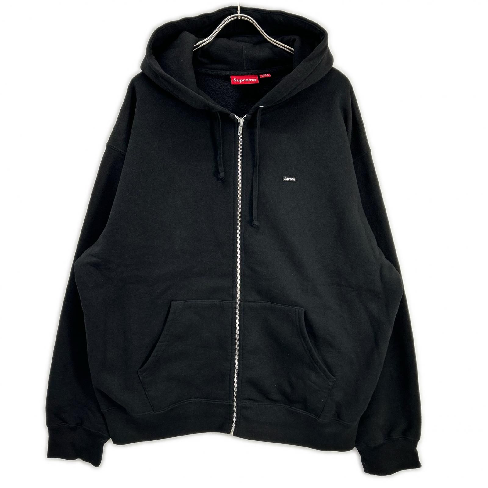 Supreme シュプリーム 24AW ブラック Small Box Zip Up Hooded 