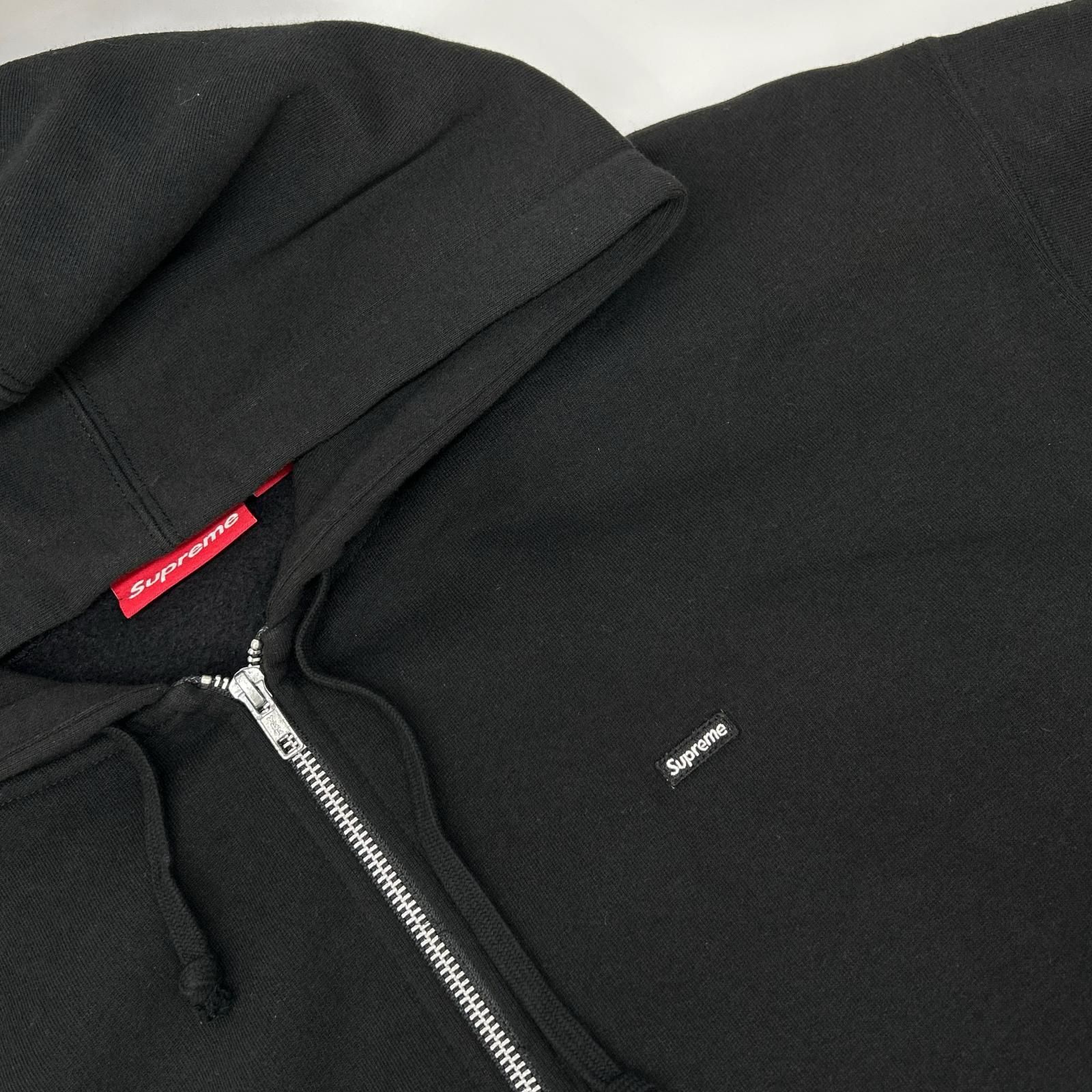 Supreme シュプリーム 24AW ブラック Small Box Zip Up Hooded 