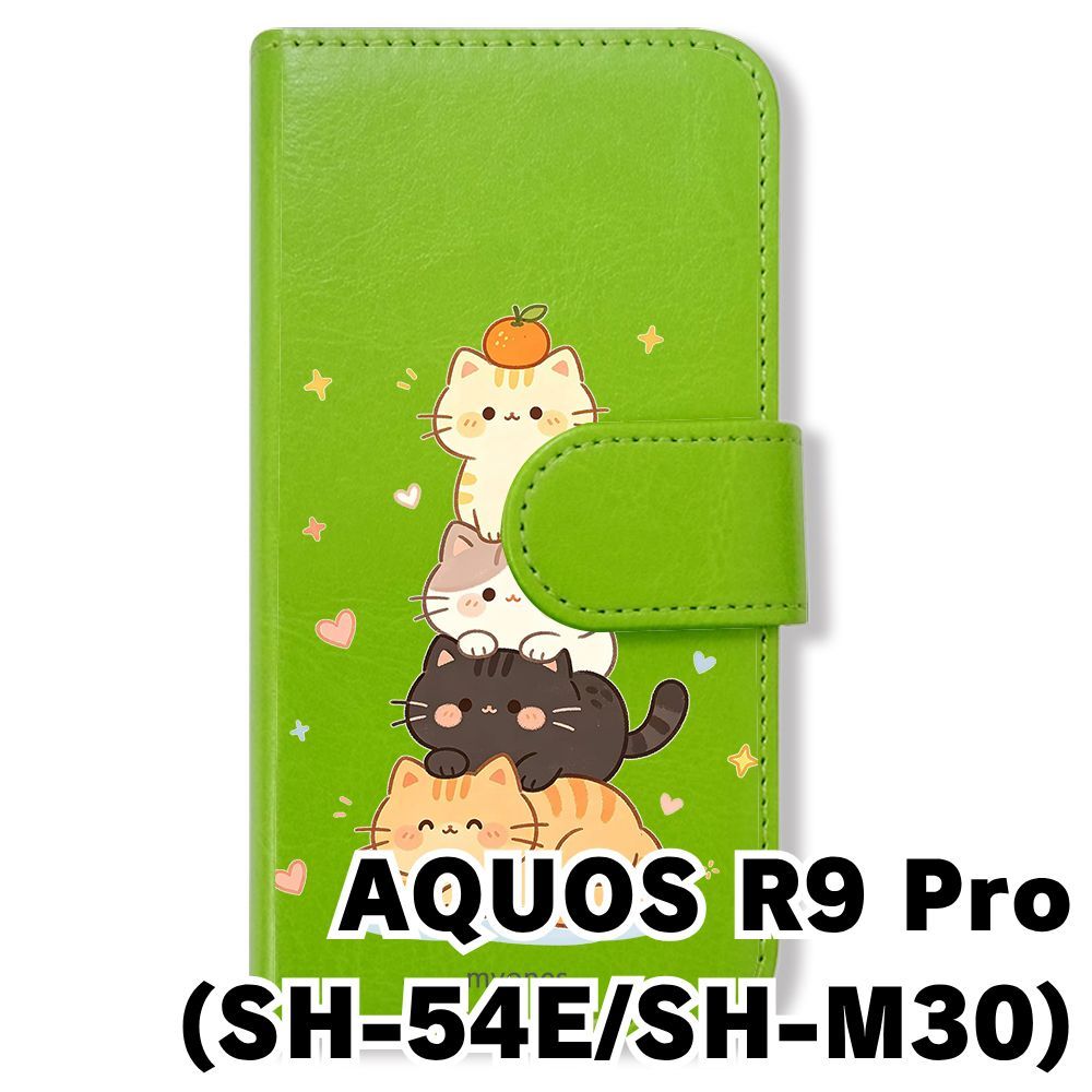 新品未使用】 AQUOS R9 Pro SH-54E SH-M30 手帳型スマホ ケース (色