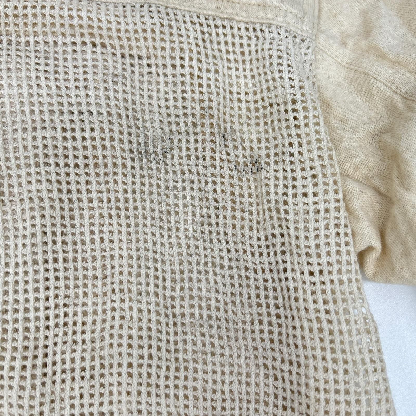 BALMAIN バルマン 86HJ249D313 アイボリー メッシュパーカー XL - メルカリ