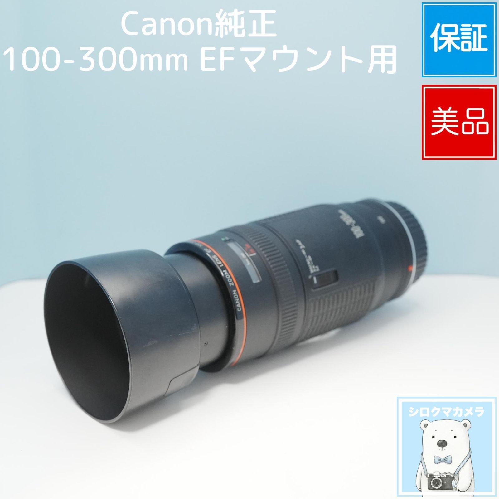 Canon純正 100-300mm EFマウント用 望遠レンズ 美品 a6657
