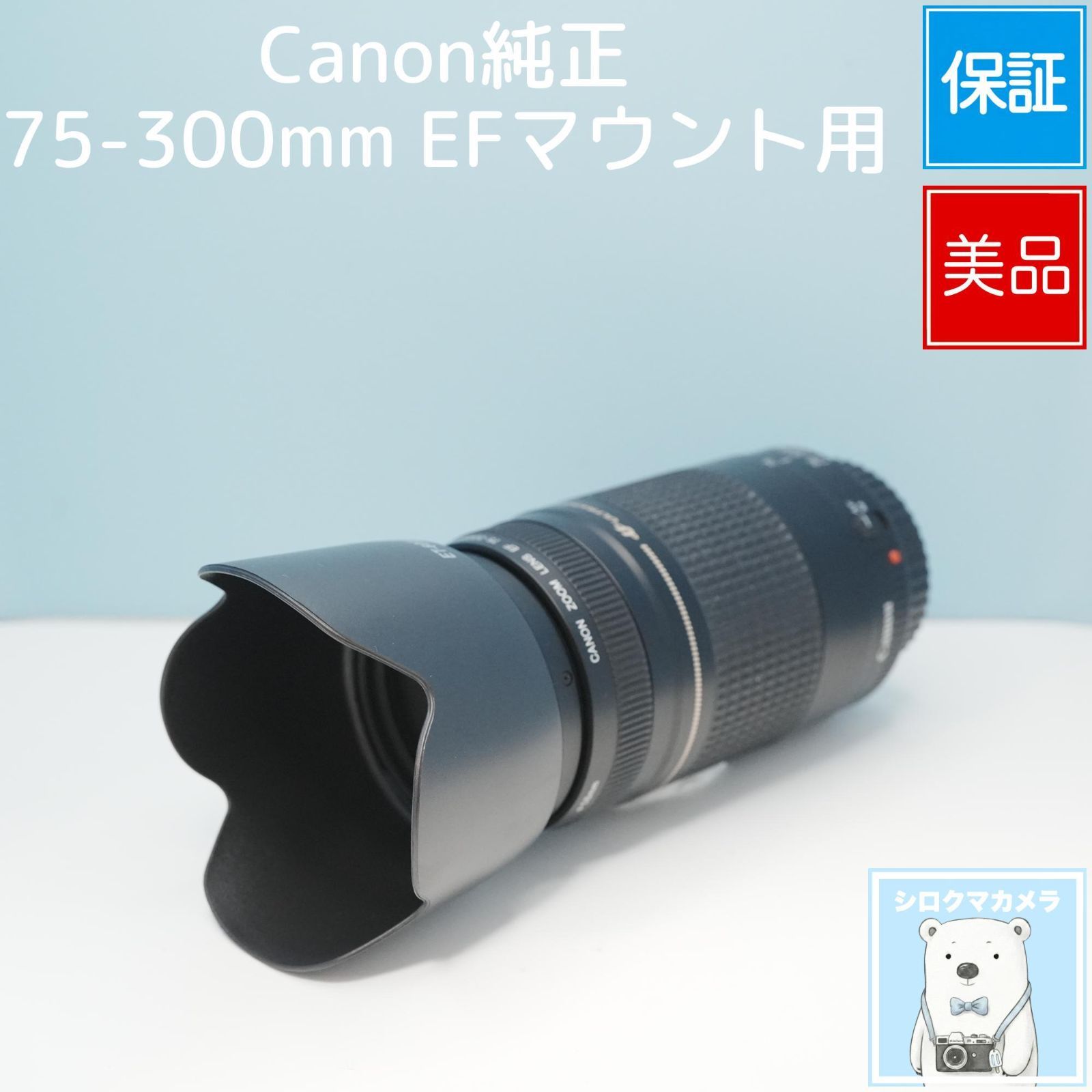 Canon純正 75-300mm EFマウント用 望遠レンズ 美品 a6655