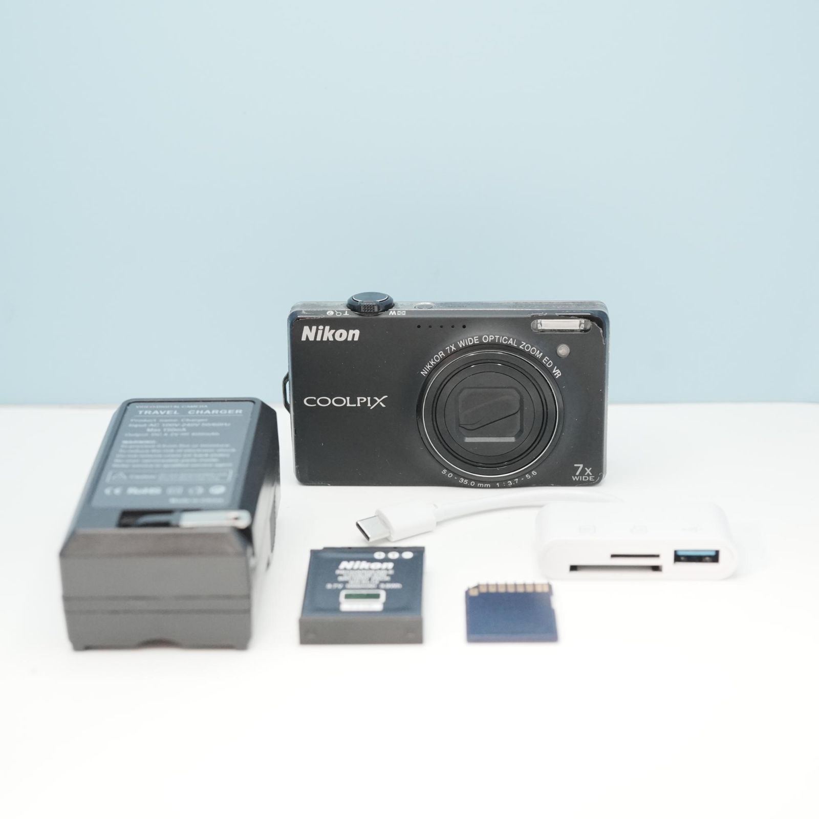 Nikon COOLPIX S6000 デジカメ スマホ転送OK フルセット a6650 - メルカリ