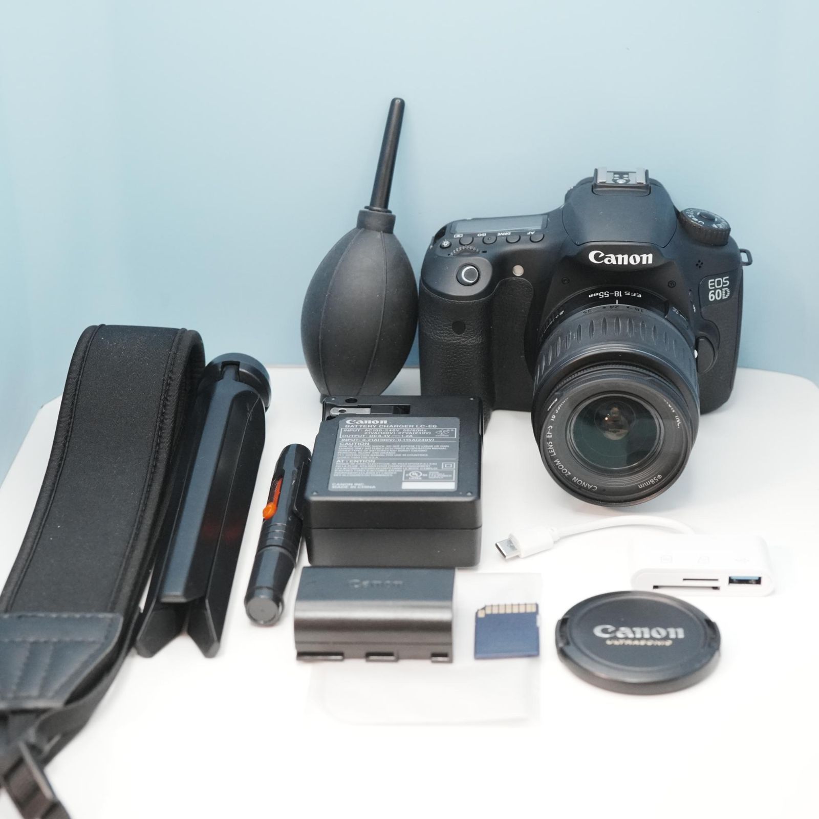 Canon EOS 60D 一眼レフ スマホ転送OK フルセット a6658 - メルカリ