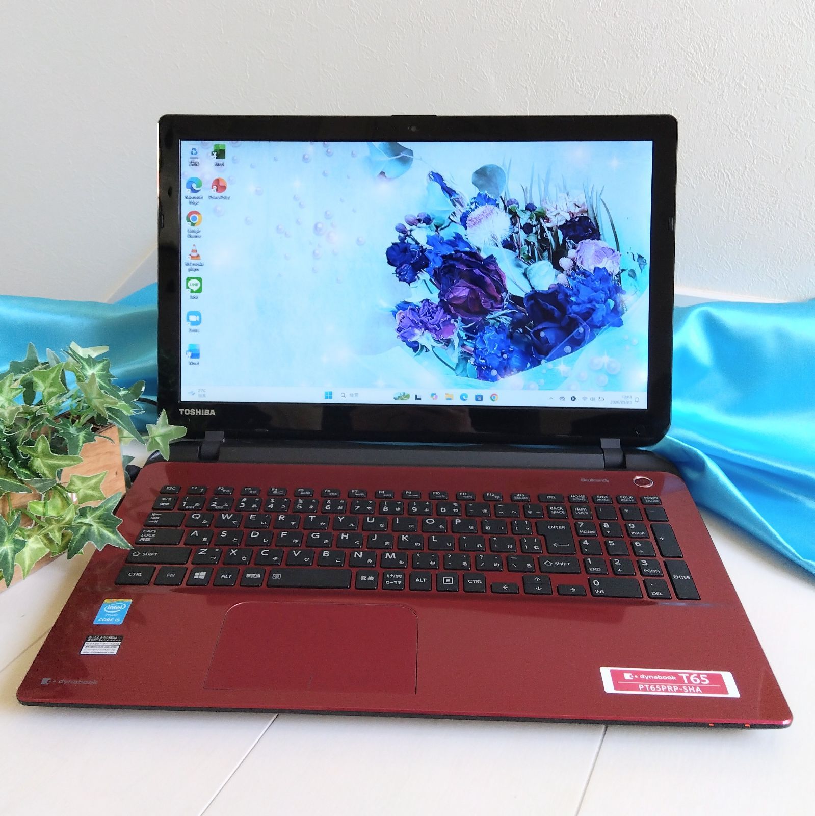 Windows11✨高速SSD✨東芝ノートパソコン✨カメラ＆Office付きPC✨89