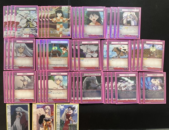 デッキ】犬夜叉 紫 殺生丸【UNION ARENA】※一部パラ ユニアリ