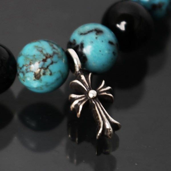 CHROME HEARTS 銀座店 クロムハーツ 新品 CHクロス 8mm ビーズブレス