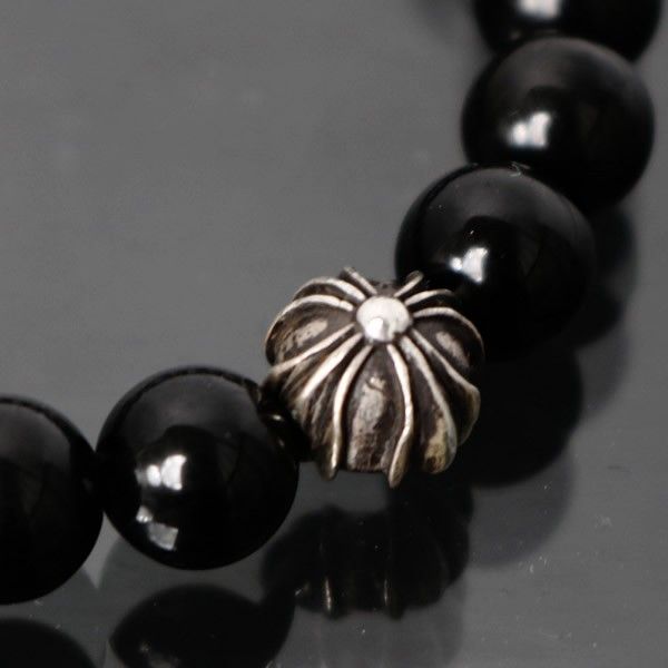 CHROME HEARTS 銀座店 クロムハーツ 新品 CHクロス 8mm ビーズブレス