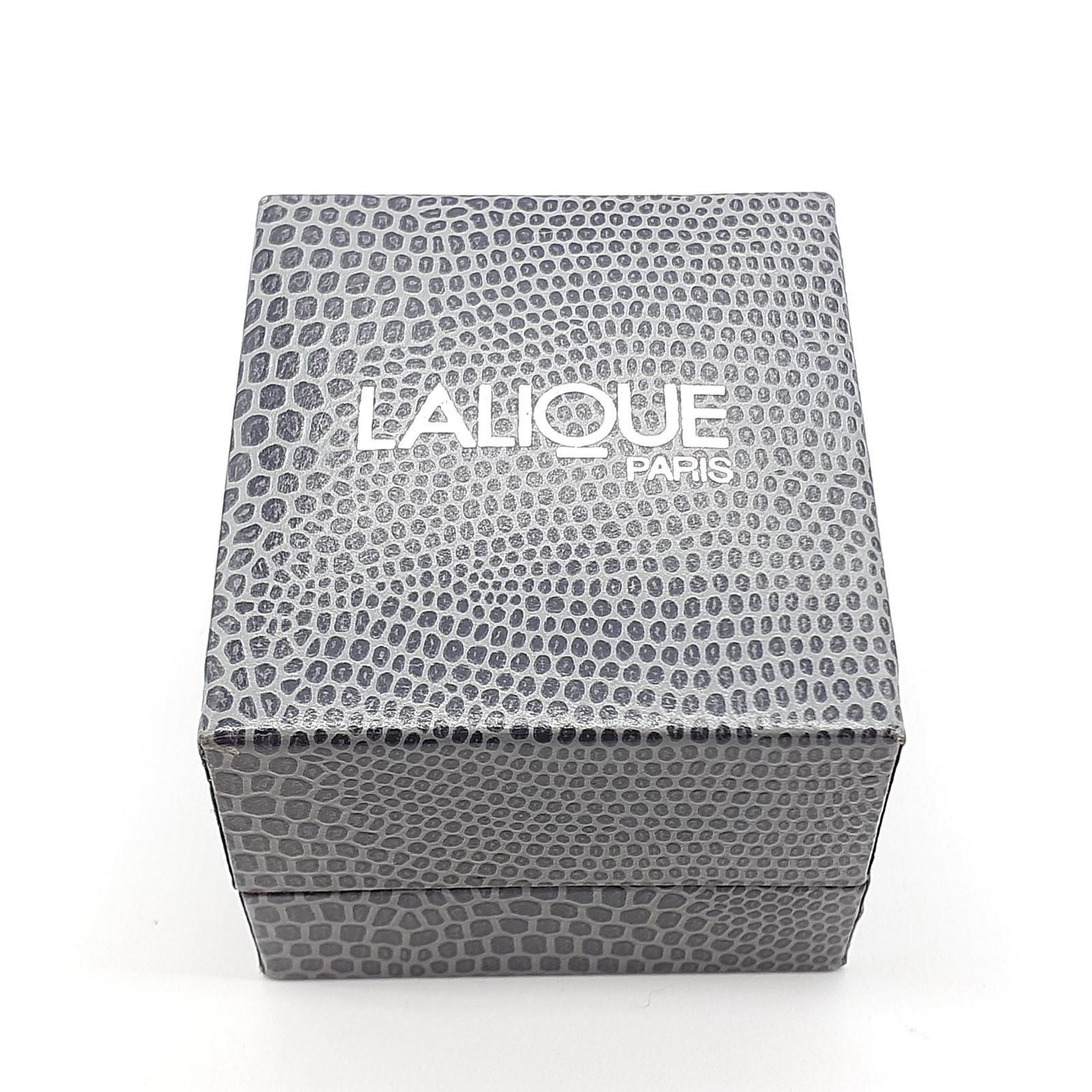 LALIQUE ラリック リング カボションリング ガラス クリア グレー