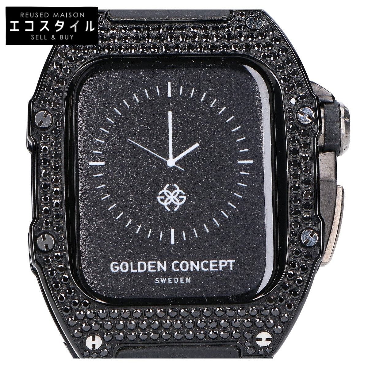 GOLDEN CONCEPT　ゴールデンコンセプト　RST MIKURU ASAKURA LIMITED EDITION ブラックダイヤモンド アップルウォッチケース　45mm