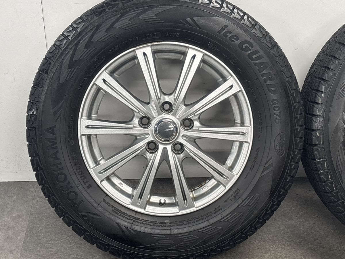 交換用に】ミルアス 16in 6.5J +48 PCD114.3 ヨコハマ アイスガード