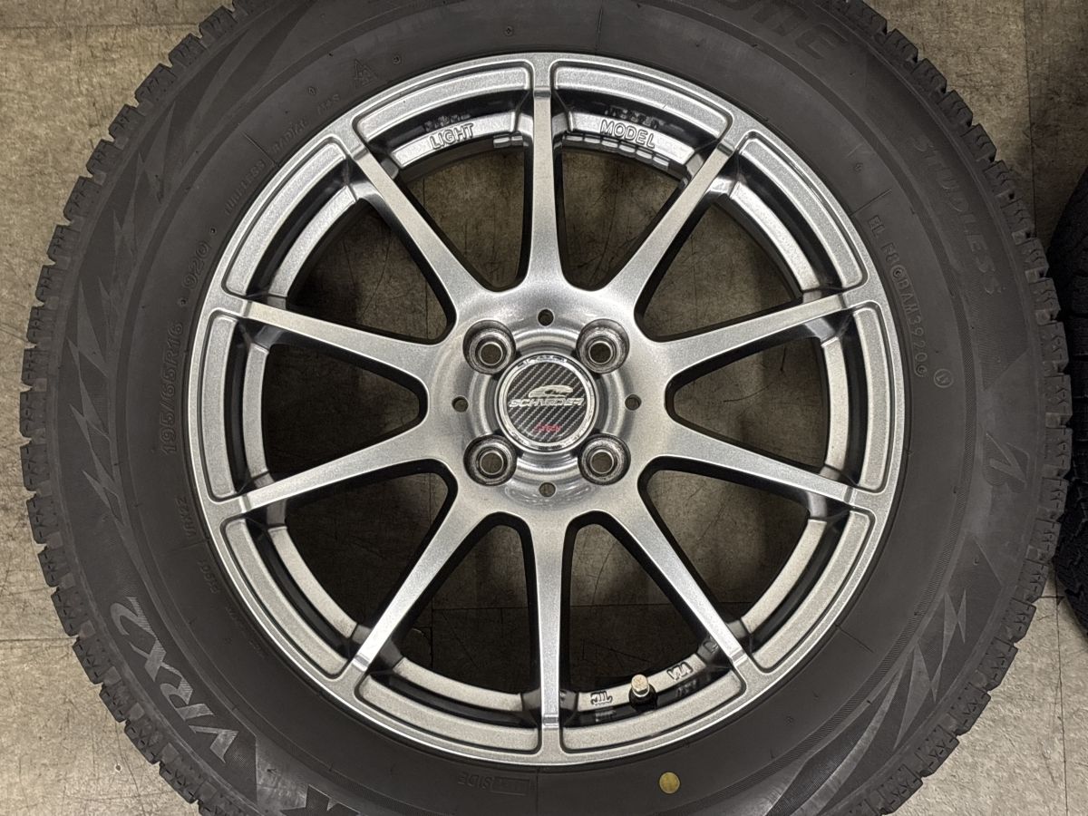 16in PCD100 ブリヂストン 6J 16インチ ブリザック +43 美品 