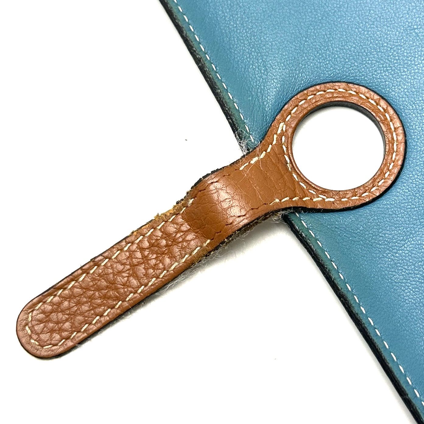 楠本質店/元住吉】エルメス HERMES ドゴンGM トゴ ブルージーン