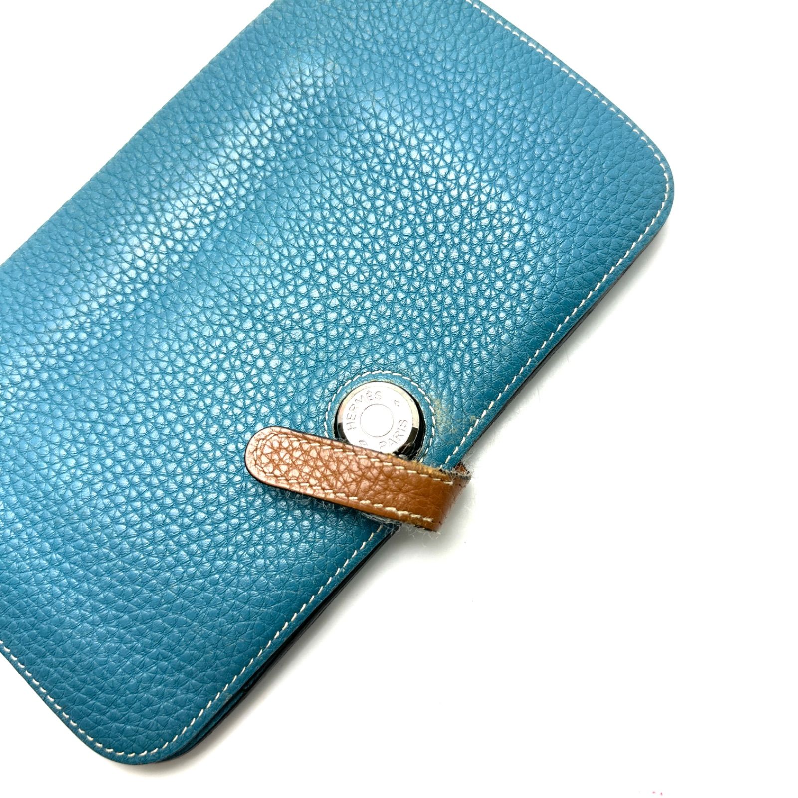 楠本質店/元住吉】エルメス HERMES ドゴンGM トゴ ブルージーン