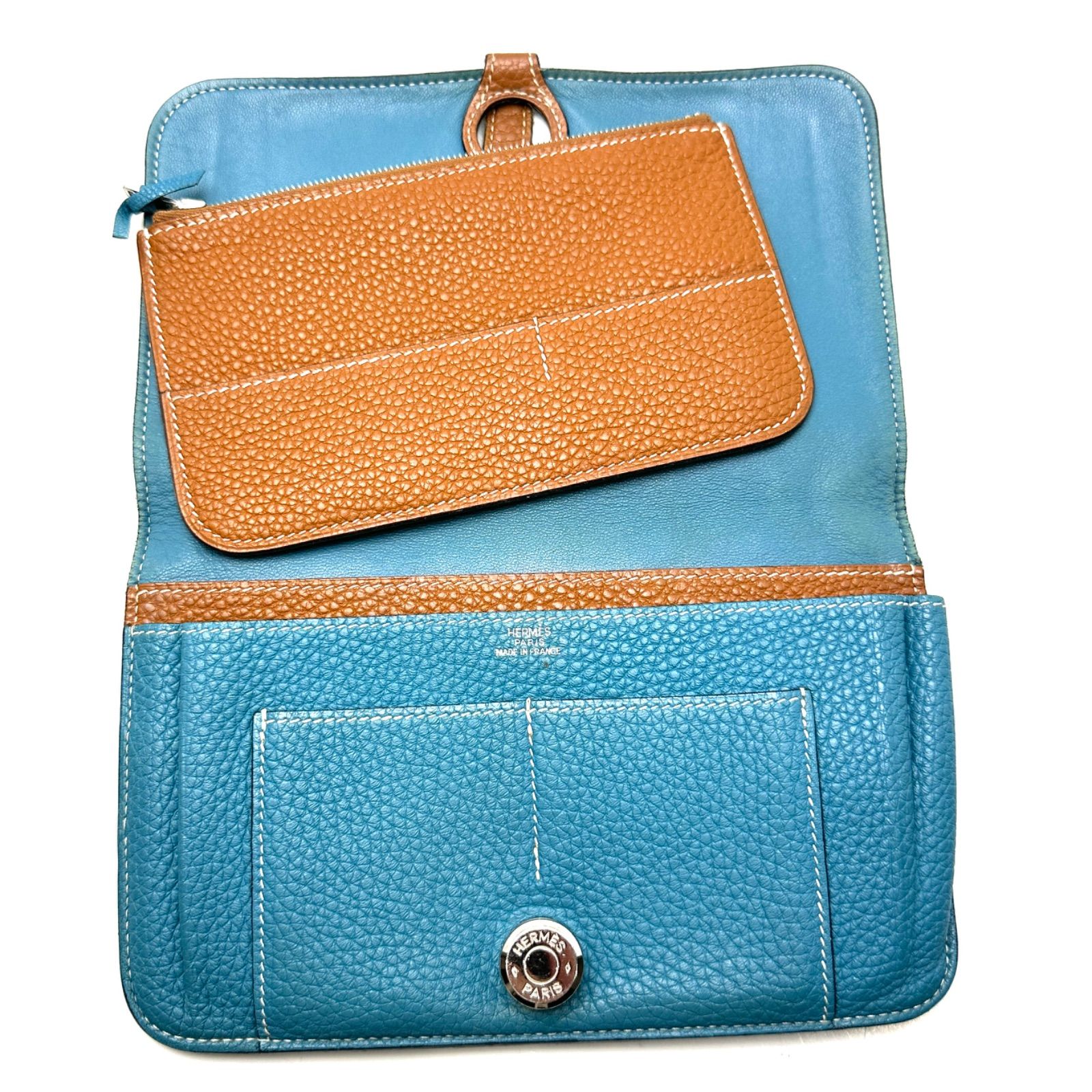 楠本質店/元住吉】エルメス HERMES ドゴンGM トゴ ブルージーン